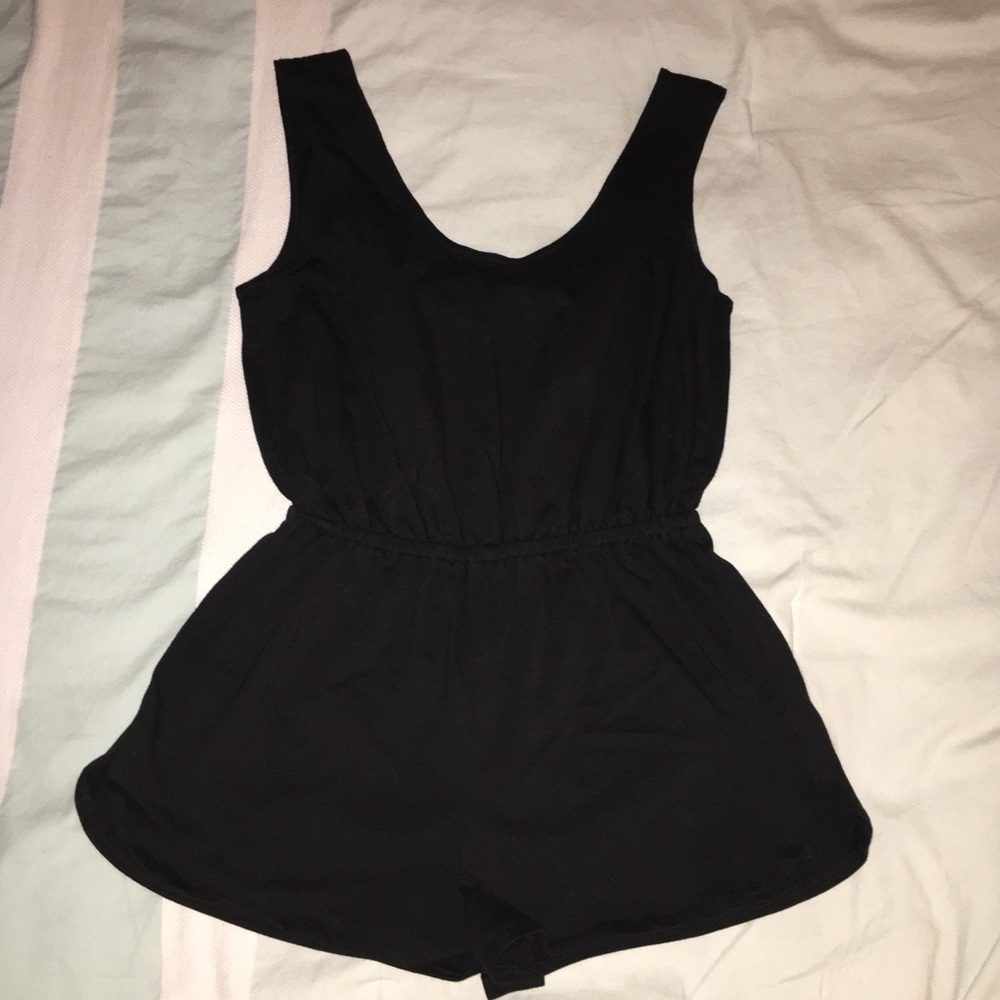 Xhilaration Black Romper